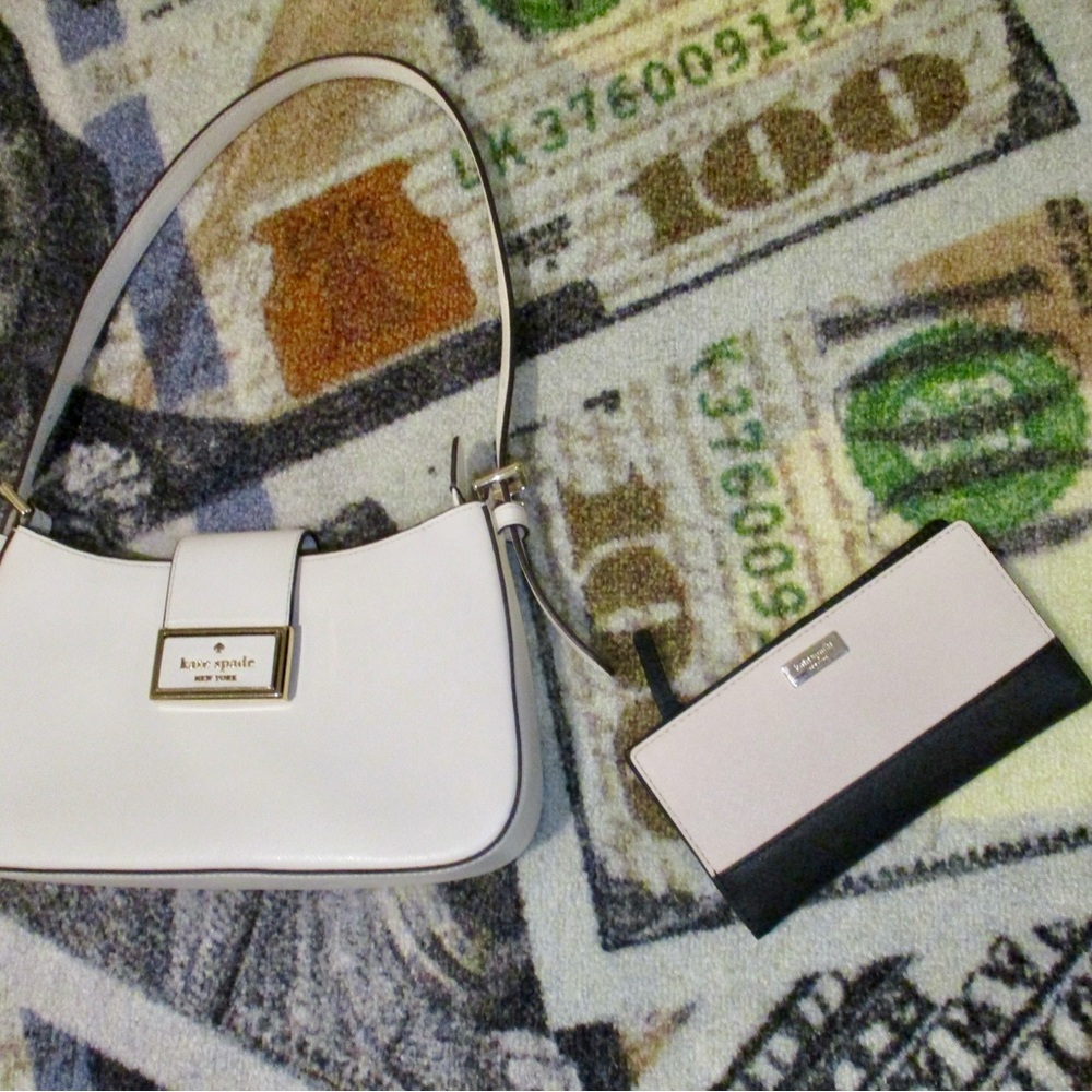 Kate Spade New York Shoulder Bag + Matching Wallet
